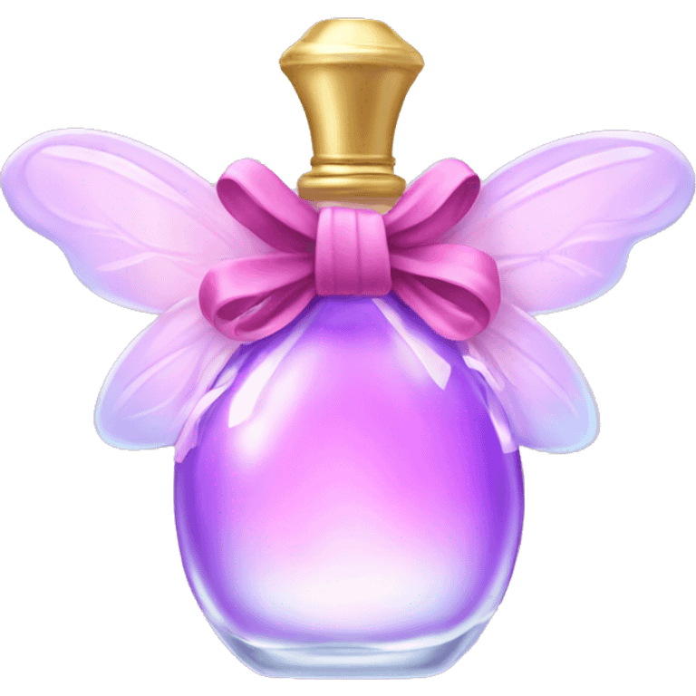 Fairy perfume with bow emoji