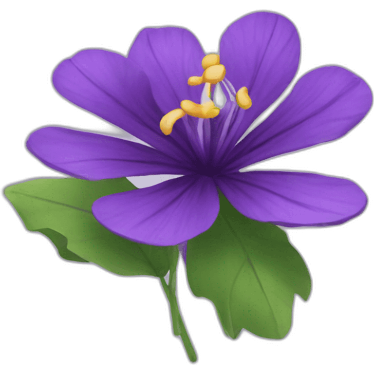 Fleurs violet  emoji