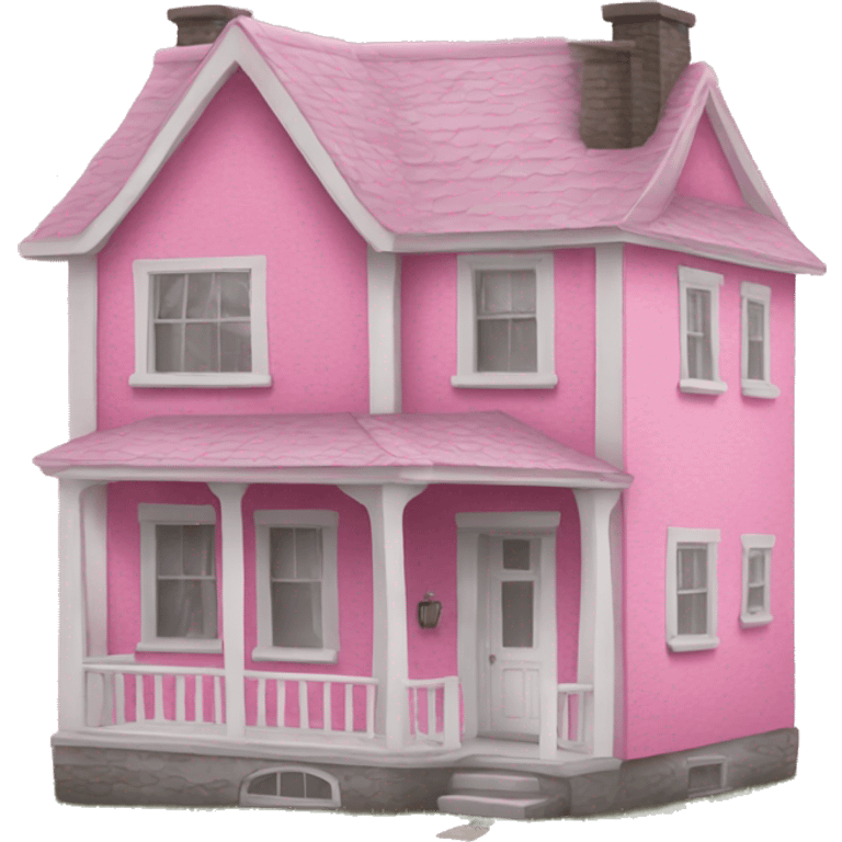 pink house more simple emoji