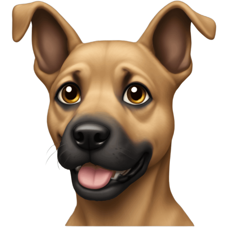 Perro negro  emoji