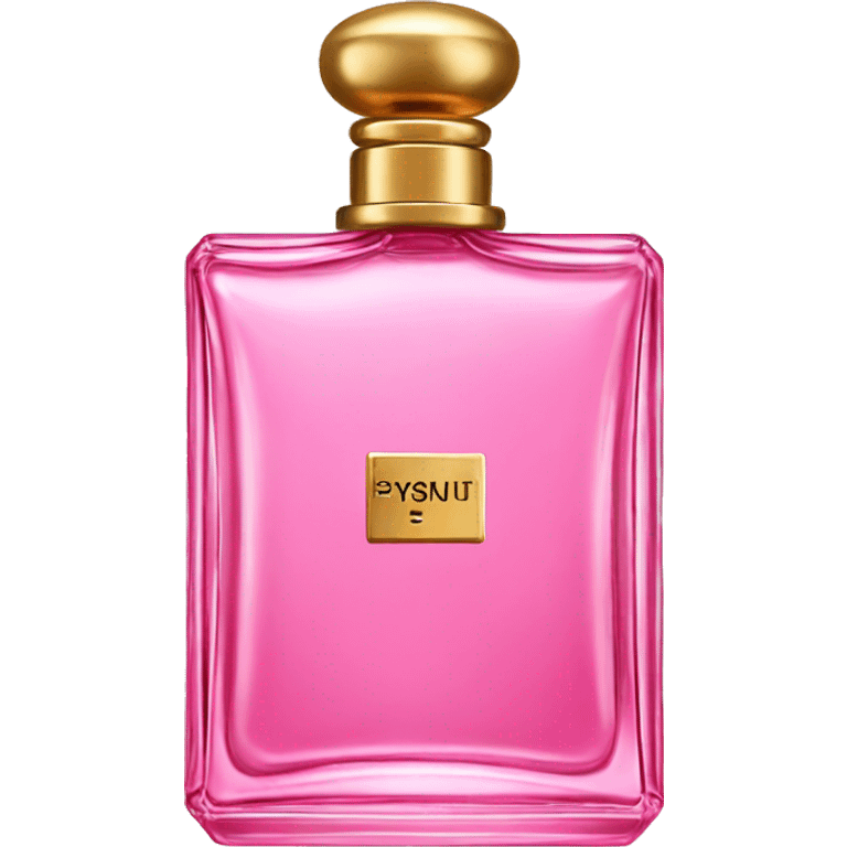 Pink ysl perfume  emoji