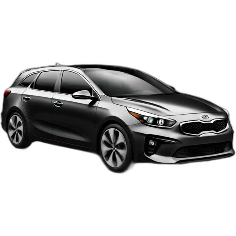 Kia ceed car black emoji