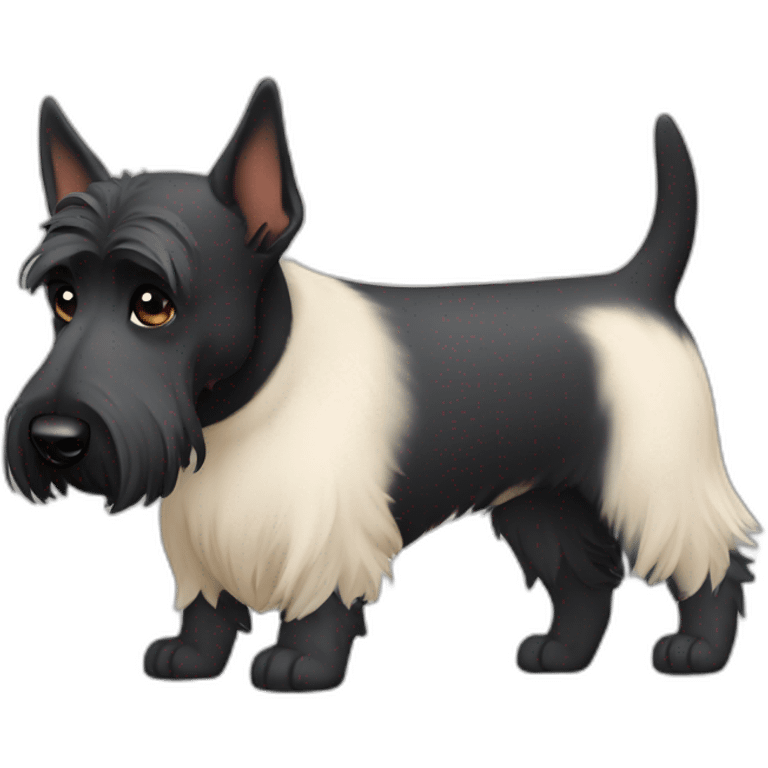 Scottish terrier bum emoji