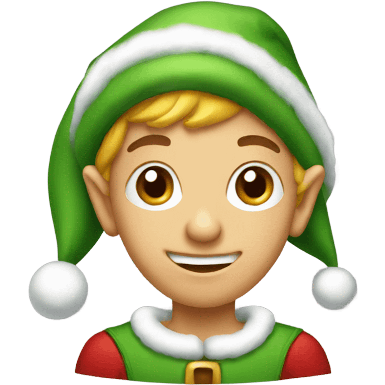 Christmas elf emoji