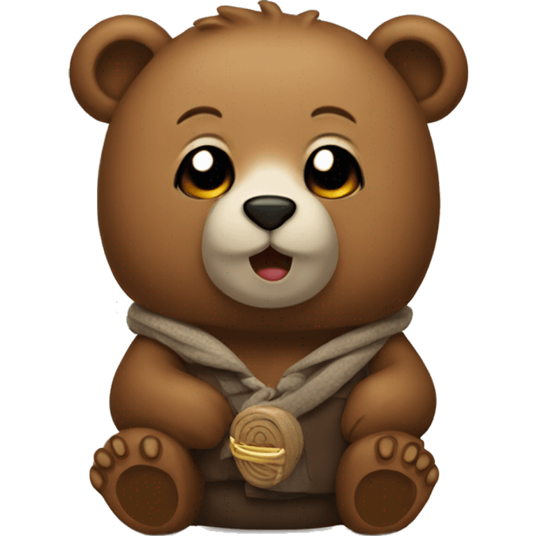 Bear with kufeya  emoji