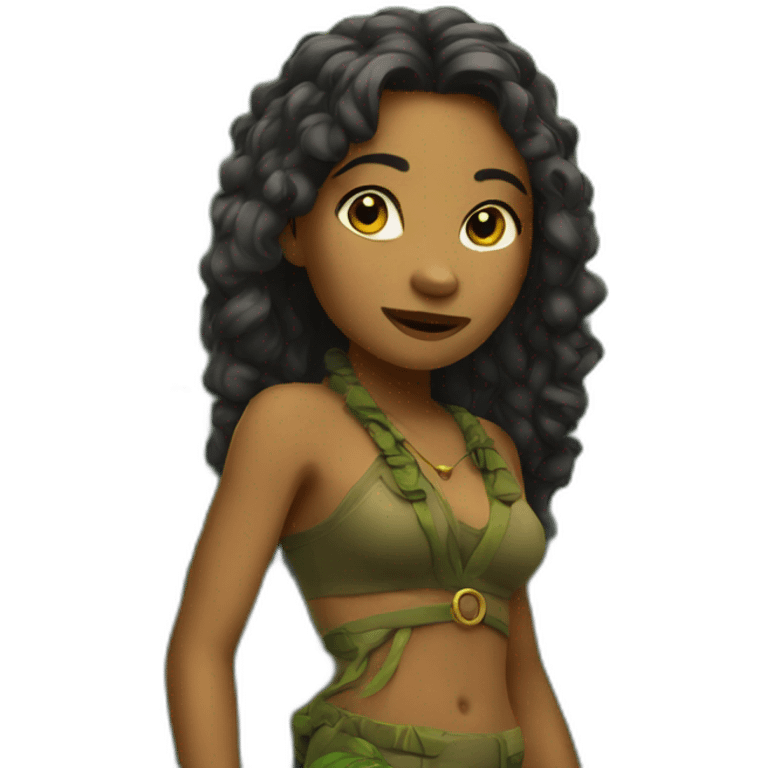 jungle girl emoji