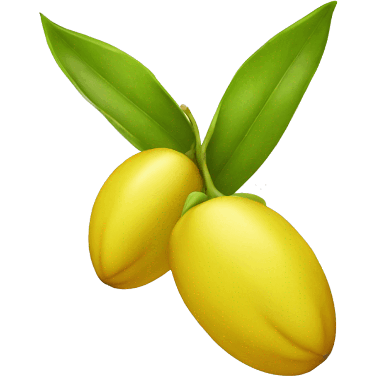 jojoba fruit emoji