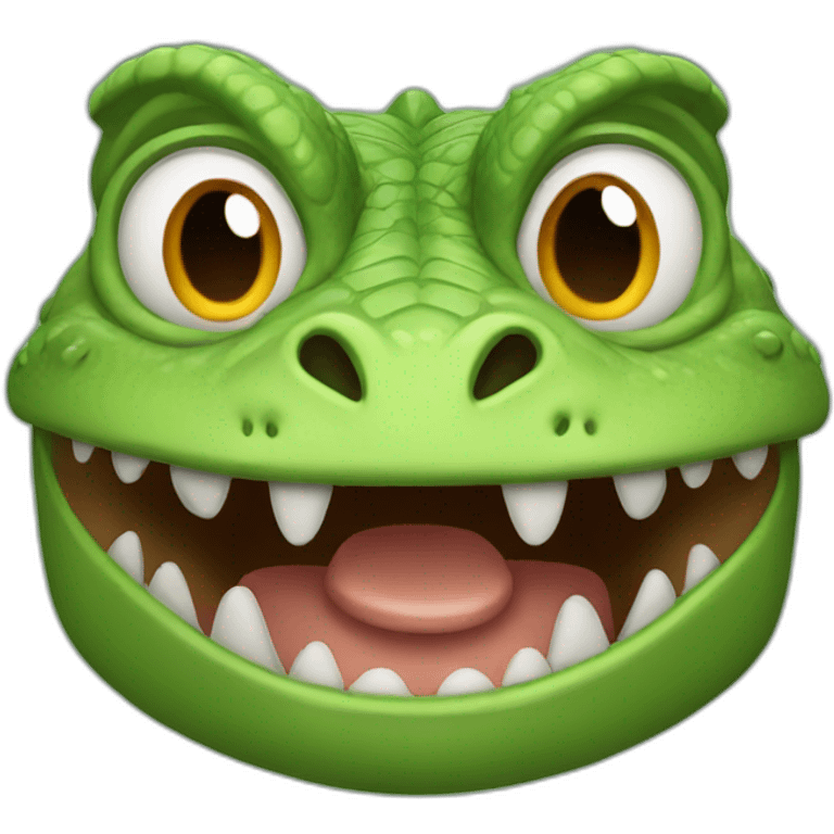 angry Lizard face  emoji