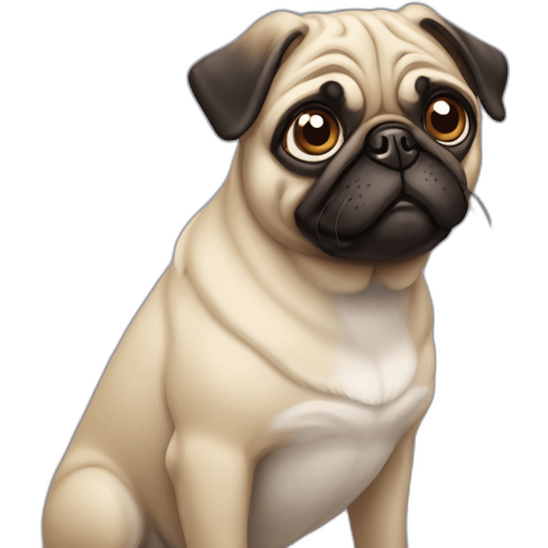 Pug dog emoji