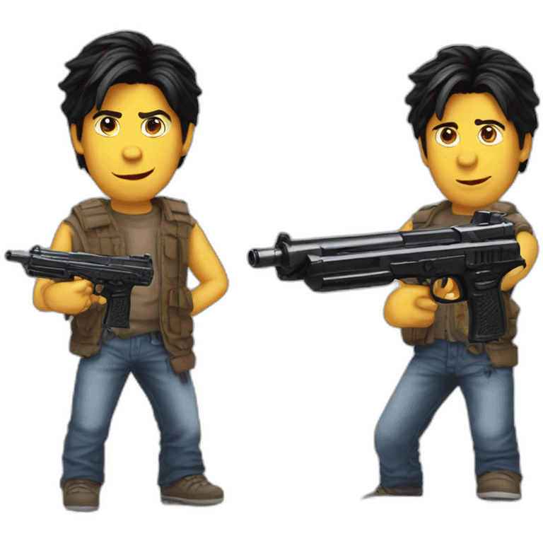 toy gun ON SRK emoji