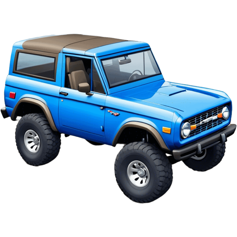 Ford Bronco - Ford (Model Year: 2021) (Iconic colour: Blue) emoji