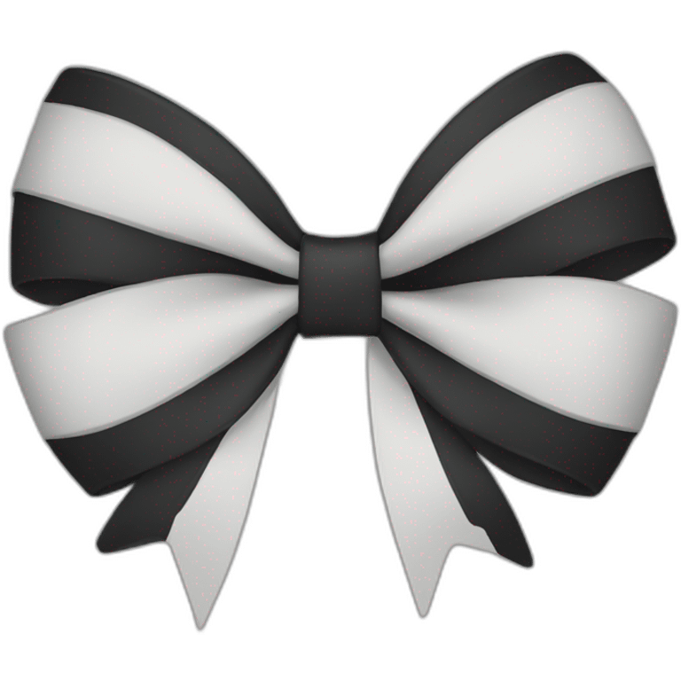 BLACK BOW emoji