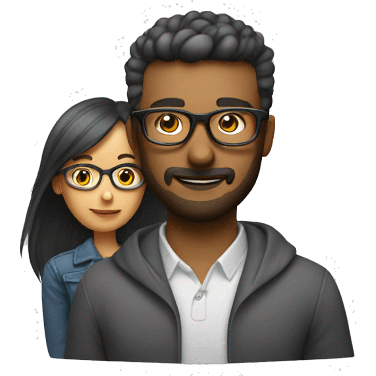 uiux designer with put on glasses and woman emoji