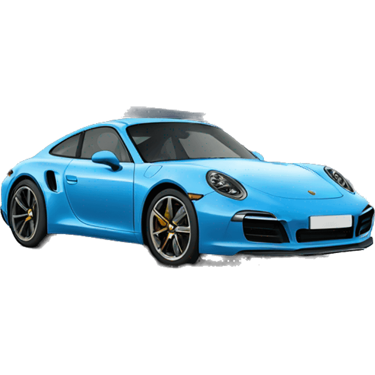 Blue Porsche  emoji