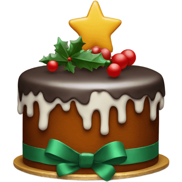 christmas cake  emoji