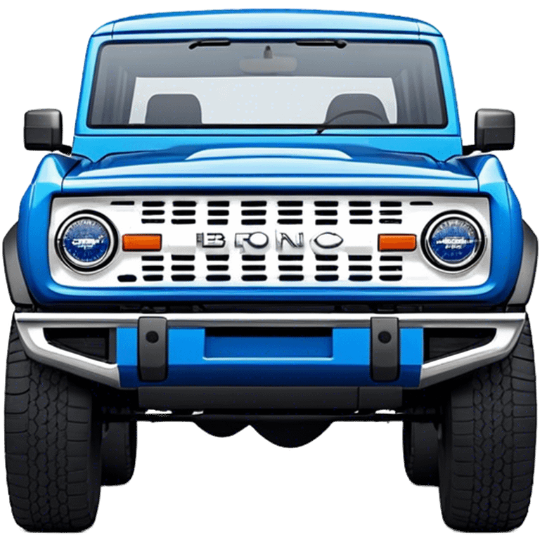 Ford Bronco - Ford (Model Year: 2021) (Iconic colour: Blue) emoji