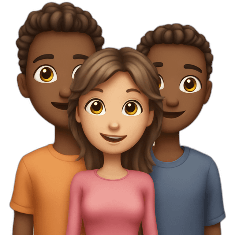 2 brothers and 2 sisters kids emoji