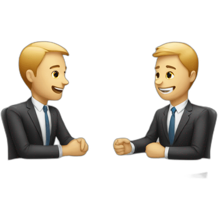 two-Colleagues-on-a-meeting-white-skin emoji