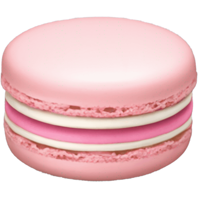 Light pink macaron emoji