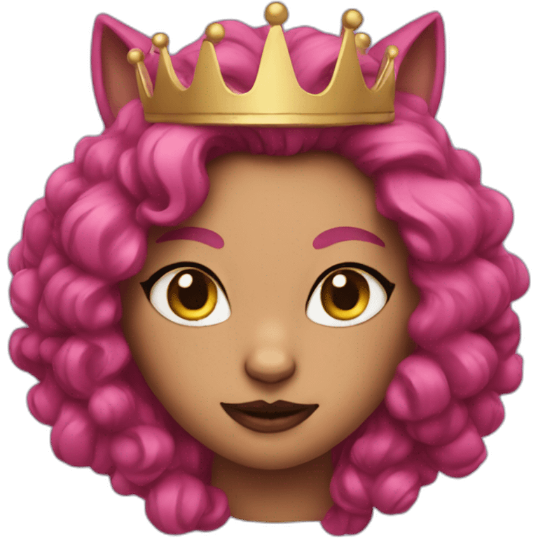 cat queen emoji