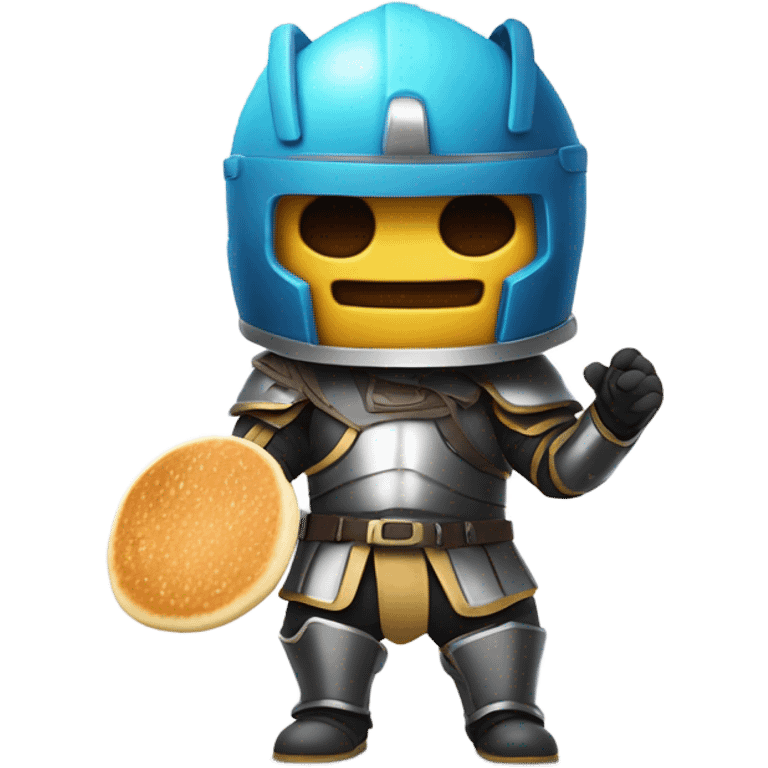 Supercell mini pekka with pancake emoji