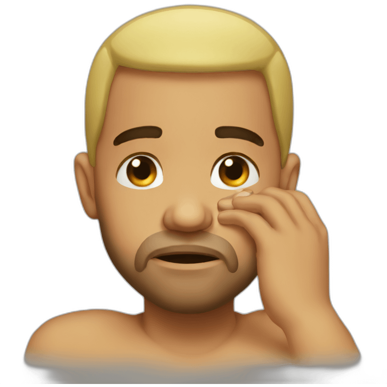 drake crying emoji