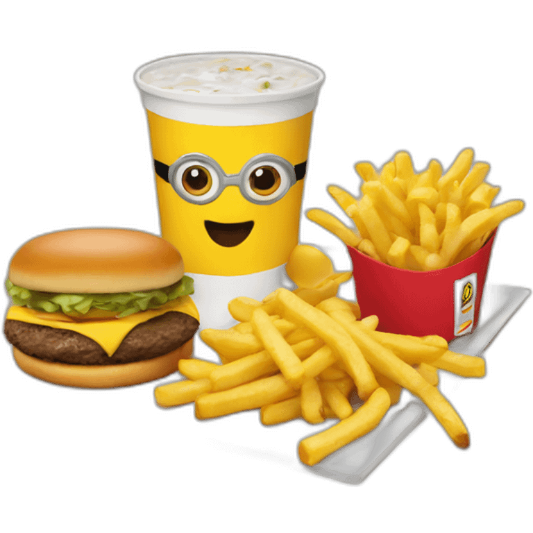 Mcdonalds minion meal emoji