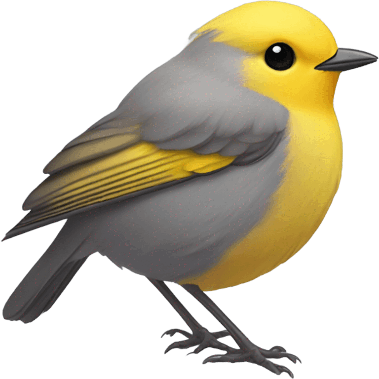 Yellow robin bird emoji