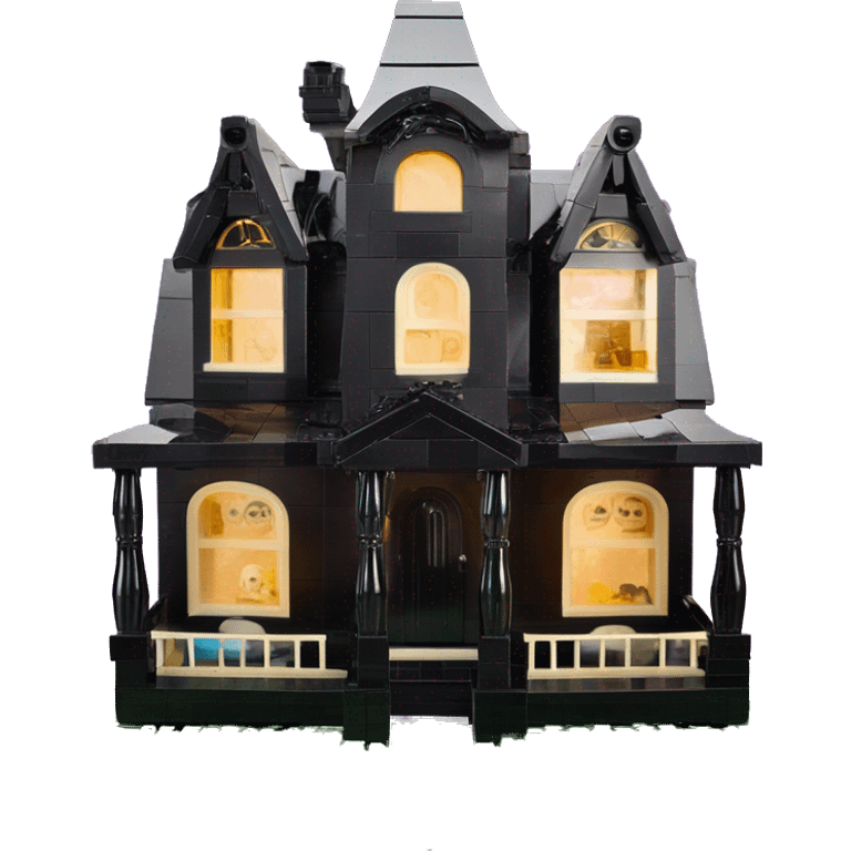 Lego Darth Vader and Barbie’s very dusty old disturbing disgusting ghostly very haunted horror dream house mansion  emoji