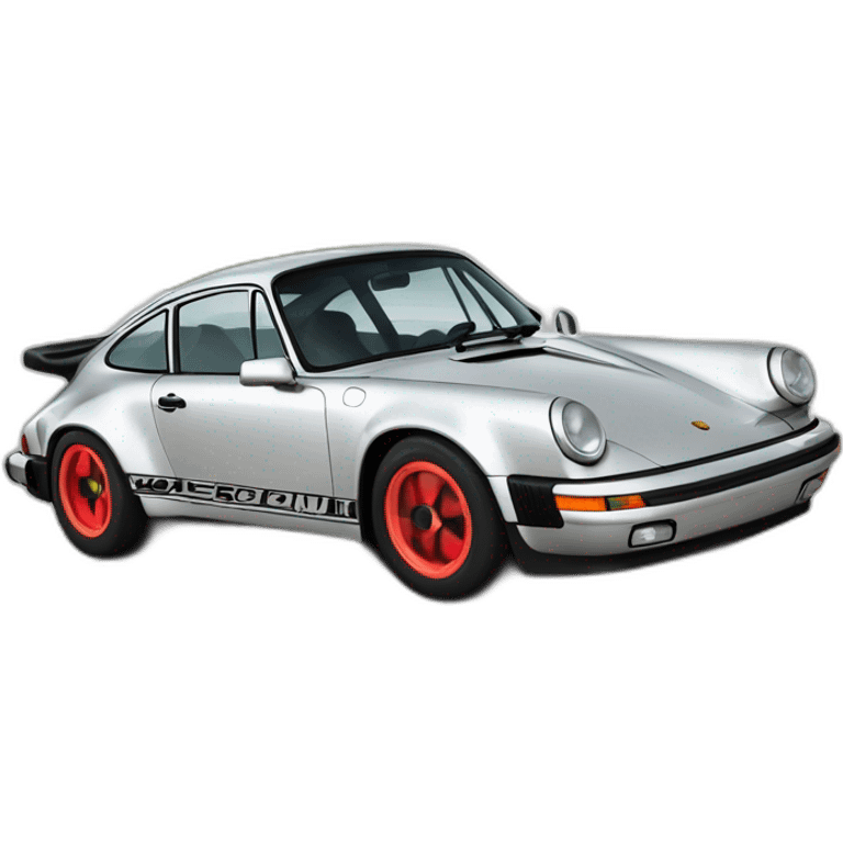 Pastèque dans une Porsche emoji