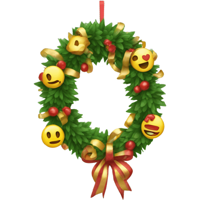 New Year's garland emoji