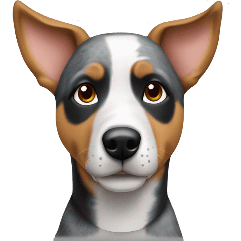 blue heeler mixed with beagle  emoji