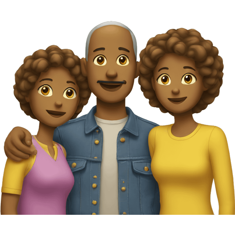 yellow family emoji