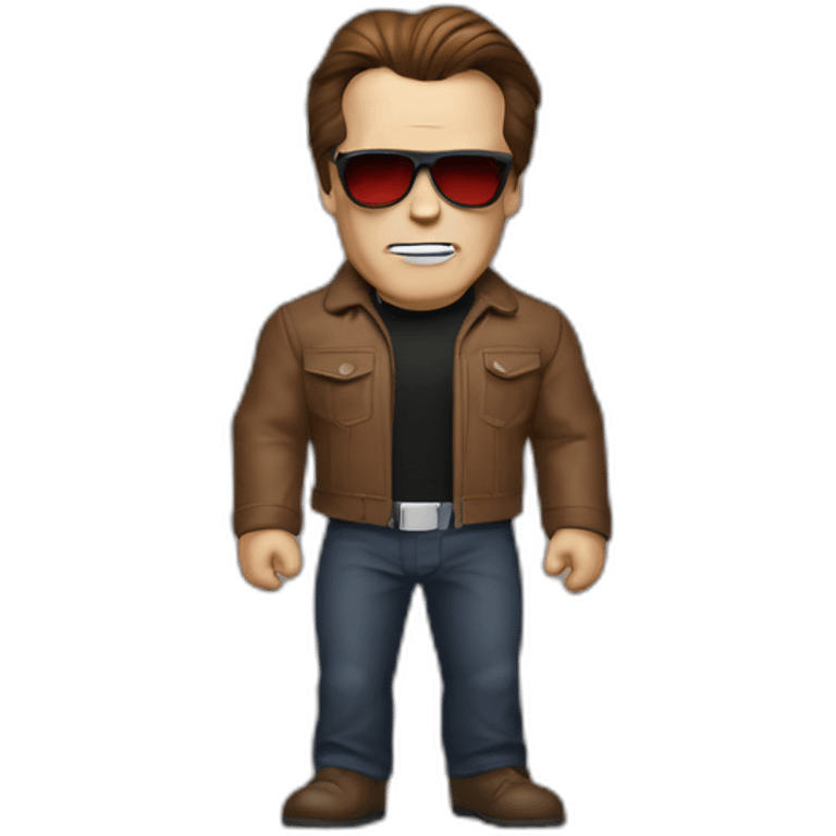 arnold Schwarzenegger in michael myers clothes emoji