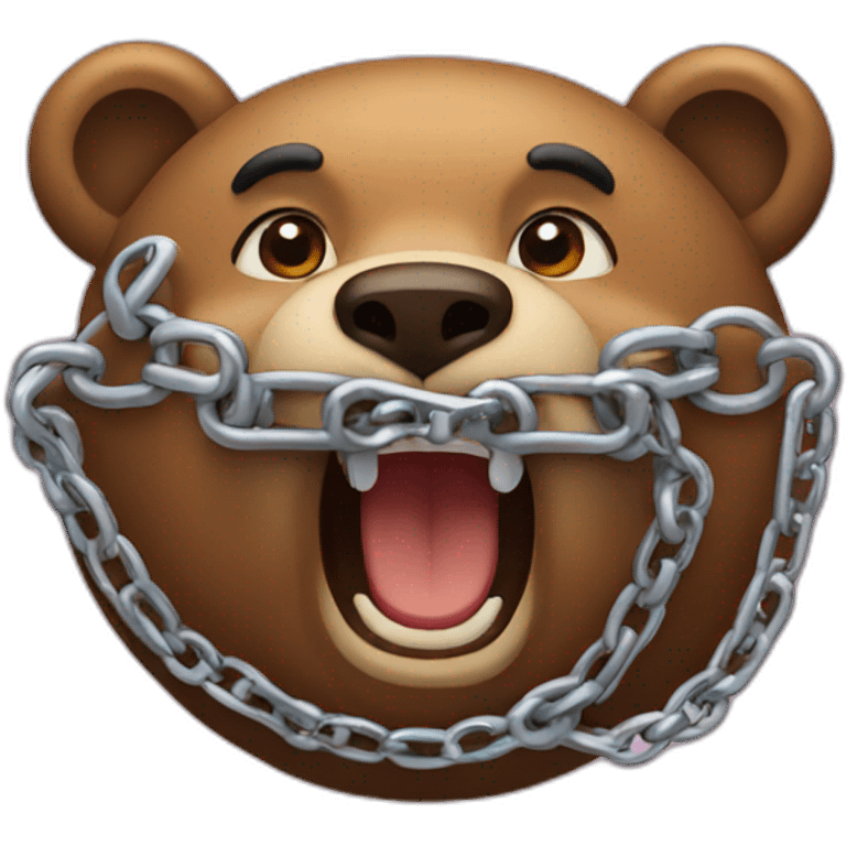 bear chain emoji