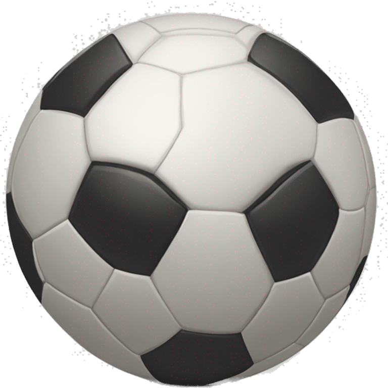 Emoji de una pelota de futbol con cara triste emoji