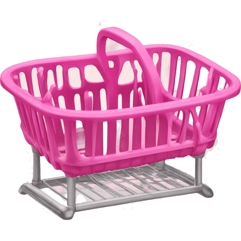 Pink Dish rack emoji