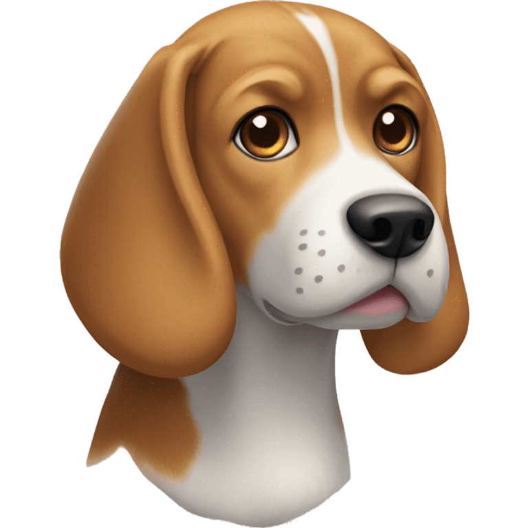 The beagle dog emoji