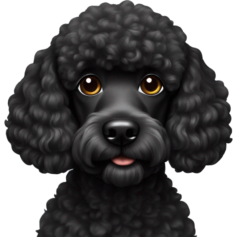 black poodle  emoji