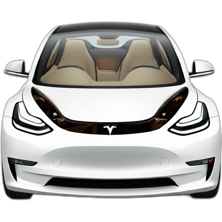 tesla model 3 emoji