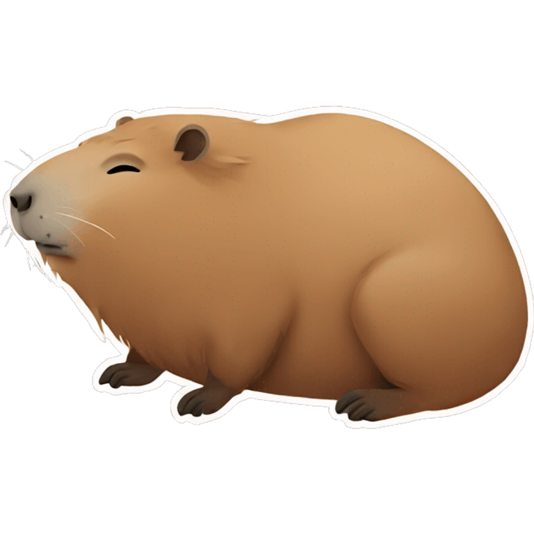 capybara snoring emoji