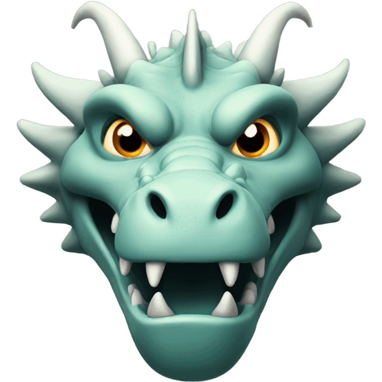 Dragon head ,look from above emoji