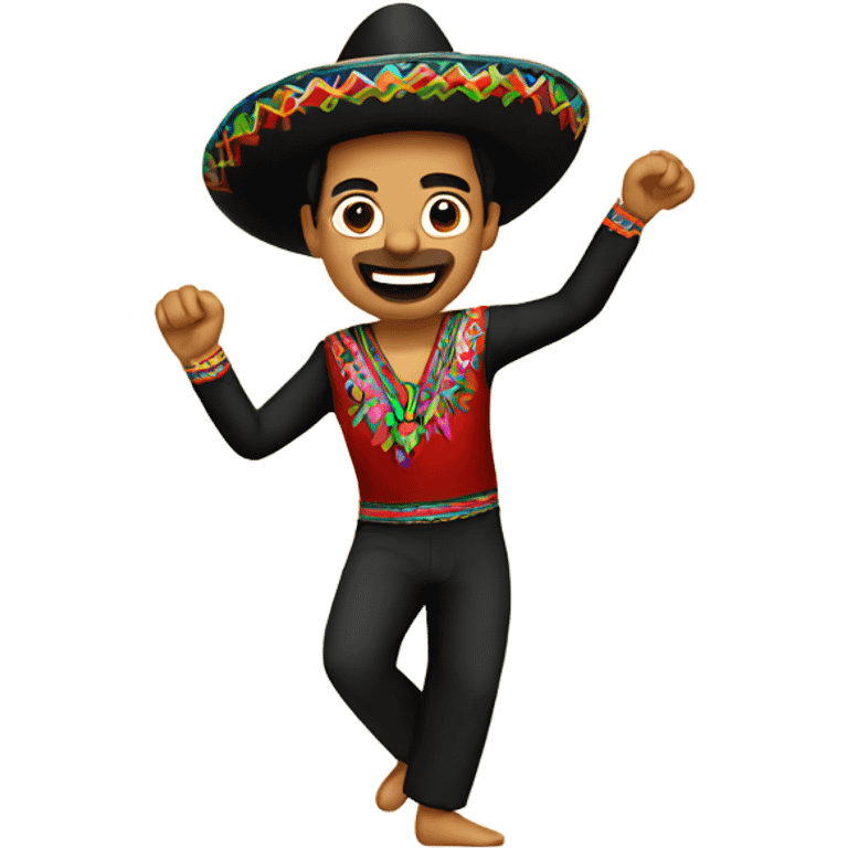 Mexican dancing emoji