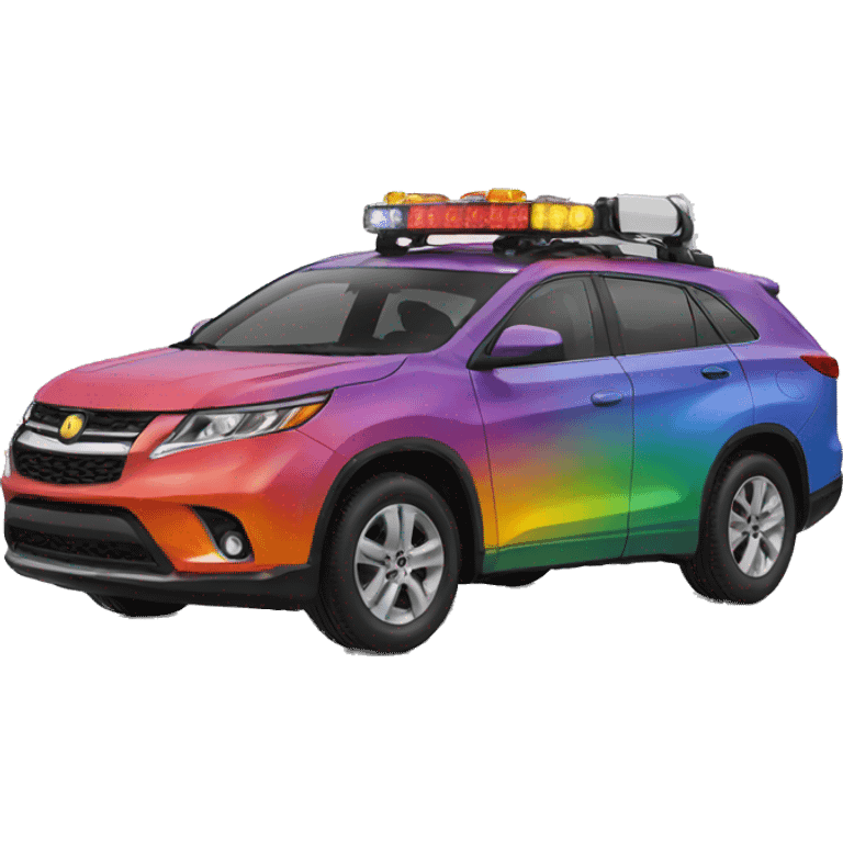 Pride car emoji