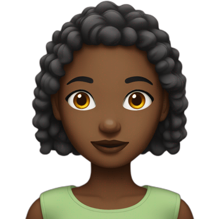 Black girl  emoji