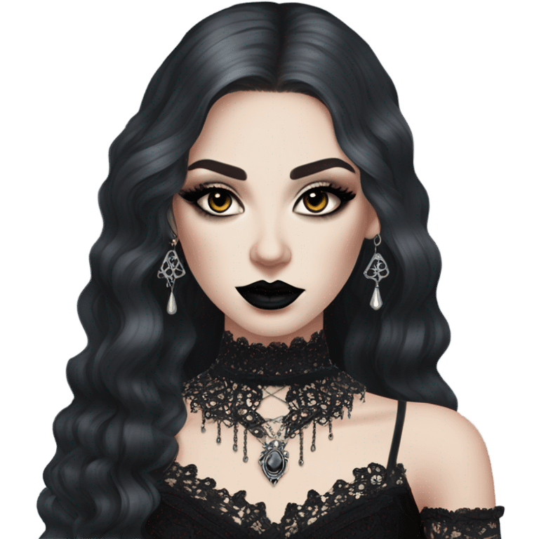 Gothic girl emoji