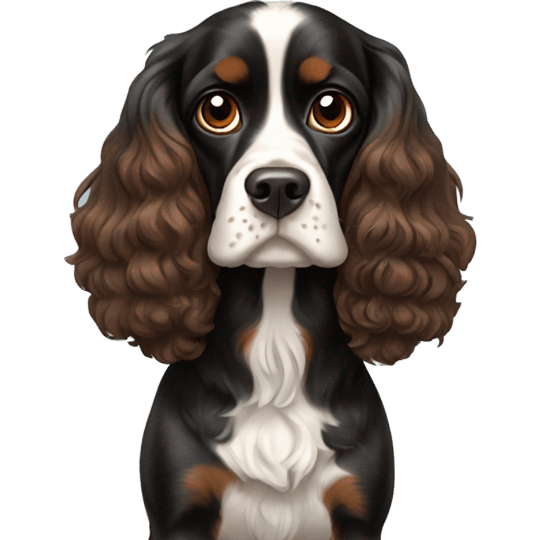 black-brown-cocker-spaniel-king-charles-cavalier emoji