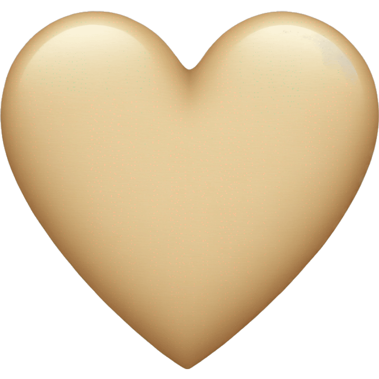 Beige Heart  emoji