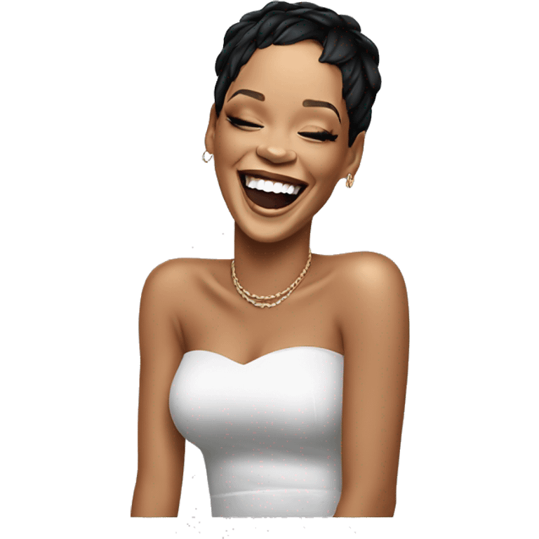 rihanna laughing emoji