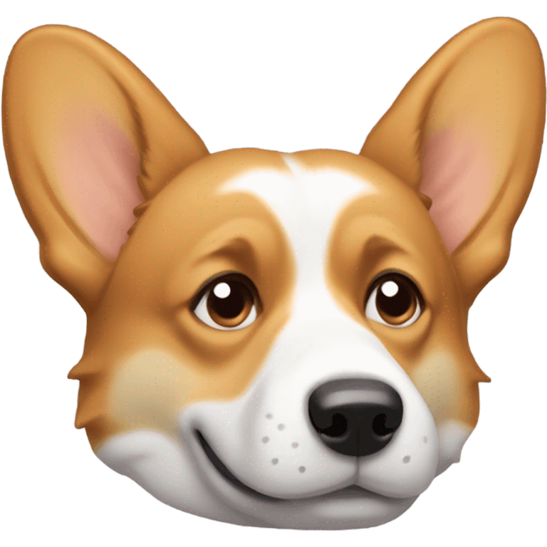 Corgi that looks very bored emoji